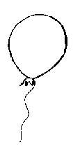Malvorlage Luftballon